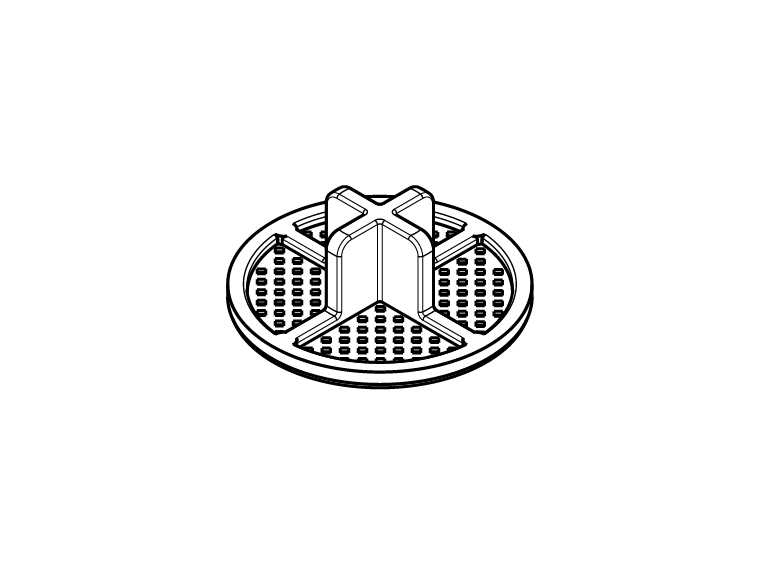 DeLonghi filtr (sítko) nečistot pro nádobu na vodu v ETAM - 5313236311