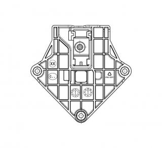 DeLonghi držák pro výpust kávy pro Primadonna ECAM 510 - 5313225641