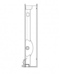 DeLonghi stříbrný plastový kryt trysky páry ESAM 3500 - 5332186500