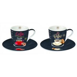 Porcelánový hrníček na kávu 100ml - IT´S COFFEE TIME - 802036