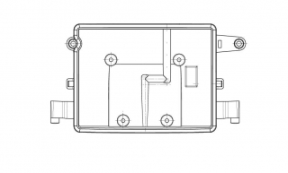DeLonghi kryt ovládací elektroniky pro ECAM 22.320 - 5313230861