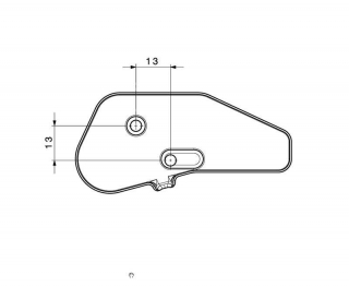 DeLonghi podpora (držák) dvoucestného elektroventilu ESAM - 6913210021