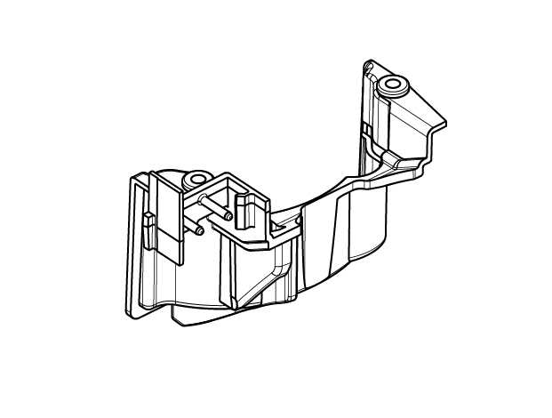 DeLonghi držák koncového mikrospínače dvířek ESAM - 5313239751